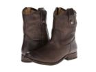 Frye Melissa Button Short (slate Washed Antique Pull Up) Cowboy Boots