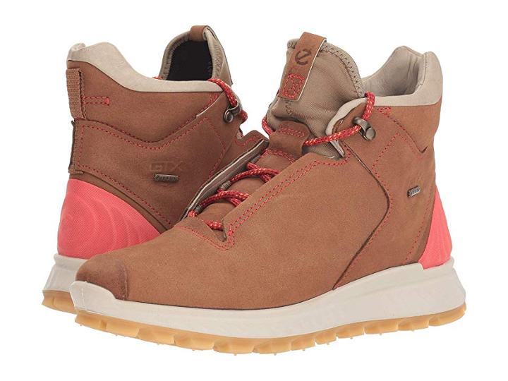 Ecco Sport Exostrike Gore-tex(r) High (camel/gravel) Women's Shoes