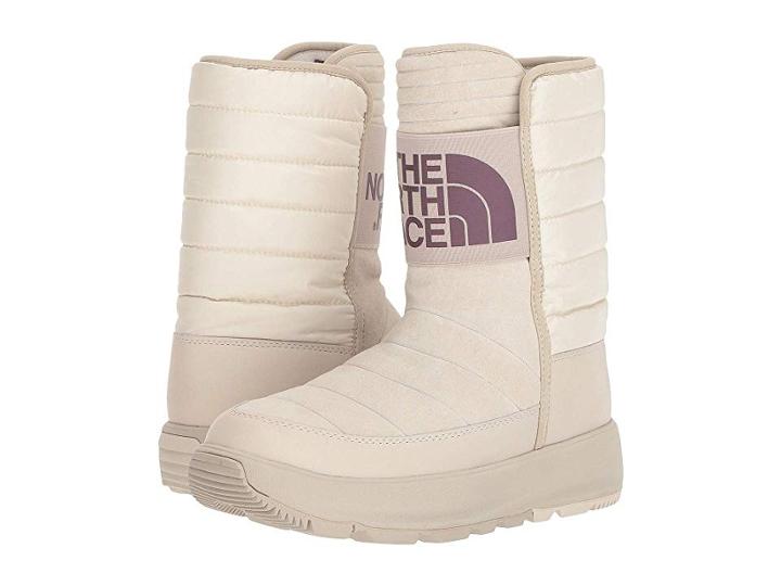 The North Face Ozone Park Winter Pull-on Boot (vintage White/peyote Beige) Women's Cold Weather Boots