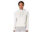 Adidas Sport2street Pullover Hoodie (white Melange/grey) Women's Sweatshirt