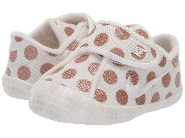 Nike Kids Waffle 1 Print (infant/toddler) (sail/sail/metallic Red Bronze) Girls Shoes