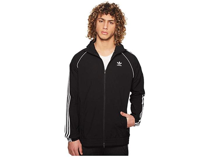Adidas Originals Sst Windbreaker (black) Men's Coat