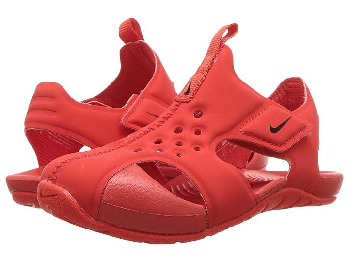 Nike Kids Sunray Protect 2 (infant/toddler) (habanero Red/black/habanero Red) Boys Shoes