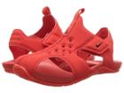 Nike Kids Sunray Protect 2 (infant/toddler) (habanero Red/black/habanero Red) Boys Shoes