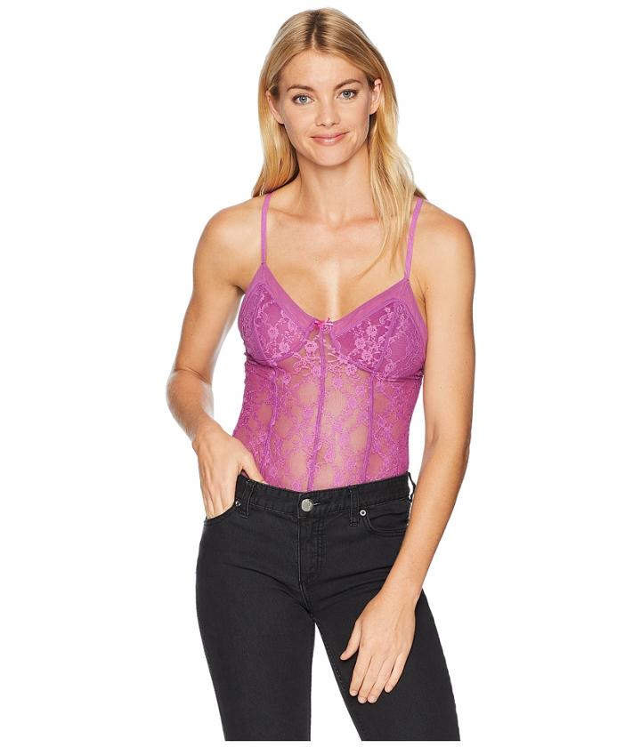 Free People Runaway Bodysuit (pink) Women's Jumpsuit & Rompers One Piece