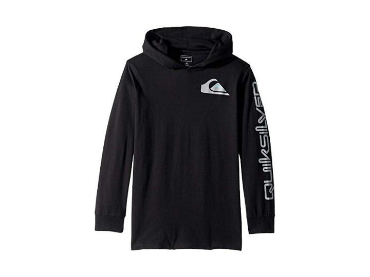 Quiksilver Kids Vice Versa Hoodie (big Kids) (black) Boy's Sweatshirt