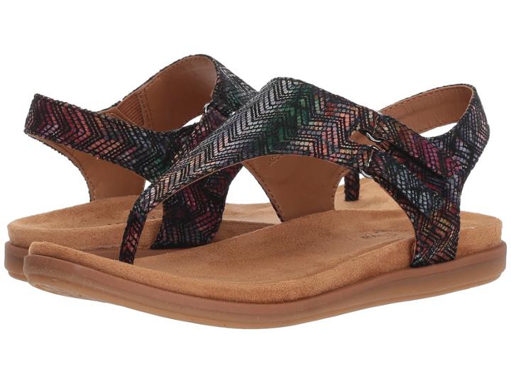 Comfortiva Calina (black Multi) Women's Sandals