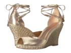 Lilly Pulitzer Aleena Wedge (gold Metallic) Women's Wedge Shoes