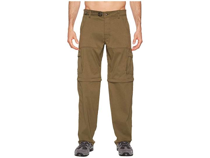 Prana Stretch Zion Convertible Pant (cargo Green) Men's Casual Pants