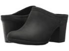 Clarks Enfield Sandy (black Leather) Women's Clog Shoes