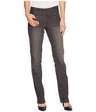 Jag Jeans Peri Pull-on Straight In Thunder Grey (thunder Grey) Women's Jeans