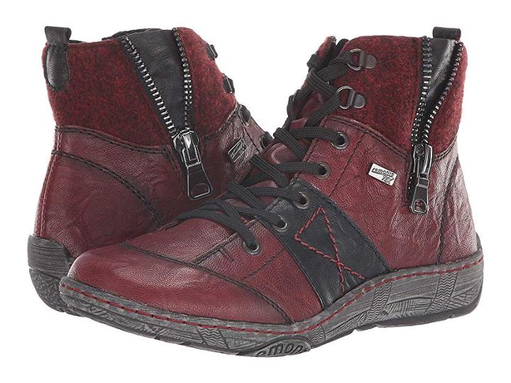 Rieker D3891 Thetkla 91 (wine/schwarz/bordeaux/medoc) Women's Shoes