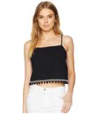 Minkpink Common Ground Crop Top (black) Women's Sleeveless