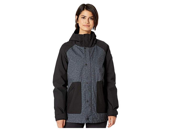 Burton Eastfall Jacket (true Black Twill/true Black) Women's Coat