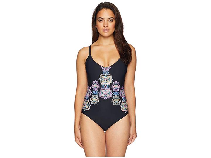 Seafolly Sun Temple Dd Cup Maillot One-piece (black) Women's Swimwear