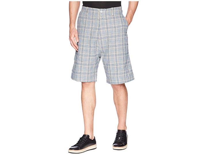 Vivienne Westwood Anglomania Samurai Shorts (grey/blue) Men's Shorts