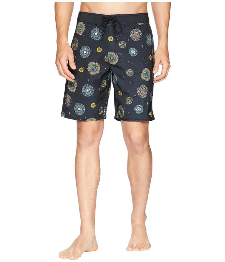 Rvca Pelletier Trunks (rvca Black) Men's Swimwear