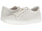Ecco Soft 7 Trend Tie (shadow White Cow Leather) Women's Lace Up Casual Shoes