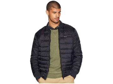 Members Only Down Blend Quilted Puffer Jacket (black) Men's Coat