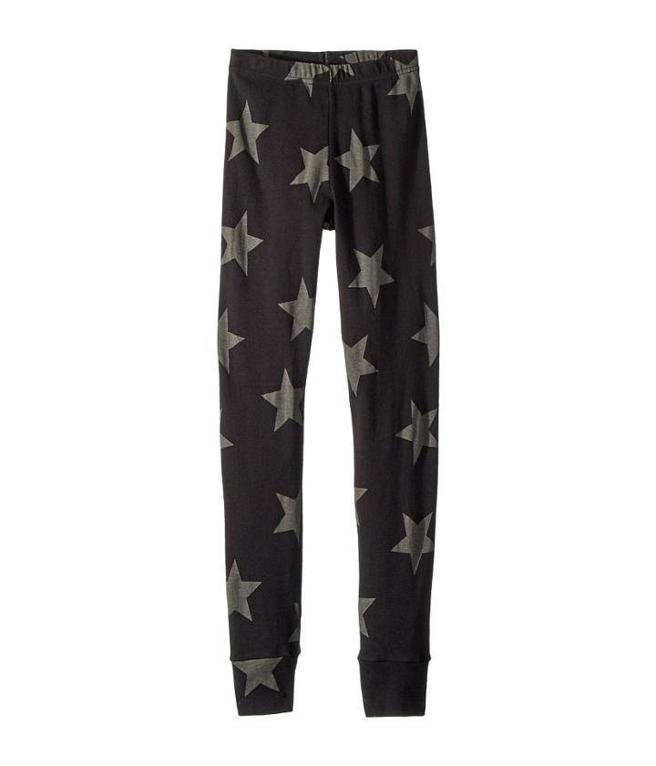 Nununu Star Leggings (little Kids/big Kids) (black 1) Girl's Casual Pants