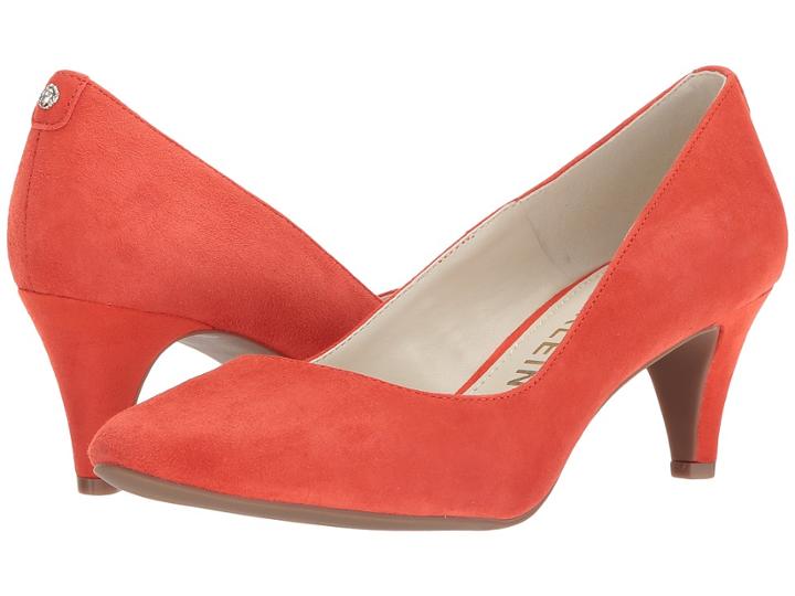 Anne Klein Rosalie (medium Red Suede) High Heels
