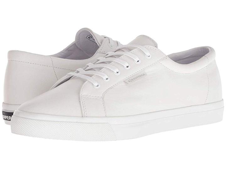 Superga 2804 Nappau (total White Leather) Men's Shoes
