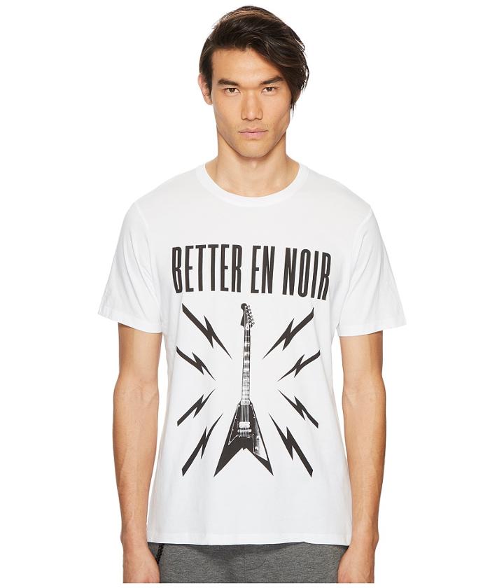 The Kooples Better En Noir Screen-printed White T-shirt (white) Men's T Shirt