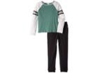 Splendid Littles Long Sleeve Raglan Shirt Set (little Kids/big Kids) (tree Line) Boy's Active Sets