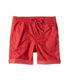 Ralph Lauren Baby Parachute Twill Rolled Shorts (infant) (sunrise Red) Boy's Shorts
