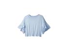 Maddie By Maddie Ziegler Ruffle Sleeve T-shirt (big Kids) (blue) Girl's T Shirt