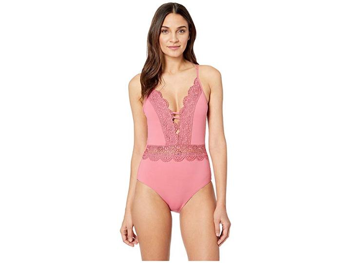 Becca By Rebecca Virtue Muse One-piece (blush) Women's Swimsuits One Piece