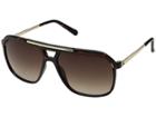 Guess Gg2121 (dark Havana/gradient Brown) Fashion Sunglasses