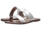 Sam Edelman Gala (silver Metallic Leather) Women's Shoes