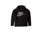 Nike Kids Nsw Graphic Pullover Hoodie (little Kids/big Kids) (black) Boy's Sweatshirt