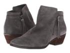 Sam Edelman Packer (steel Grey Velutto Suede Leather) Women's Zip Boots