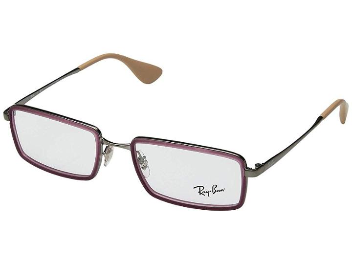 Ray-ban 0rx6337 (rubber Fuchsia) Fashion Sunglasses