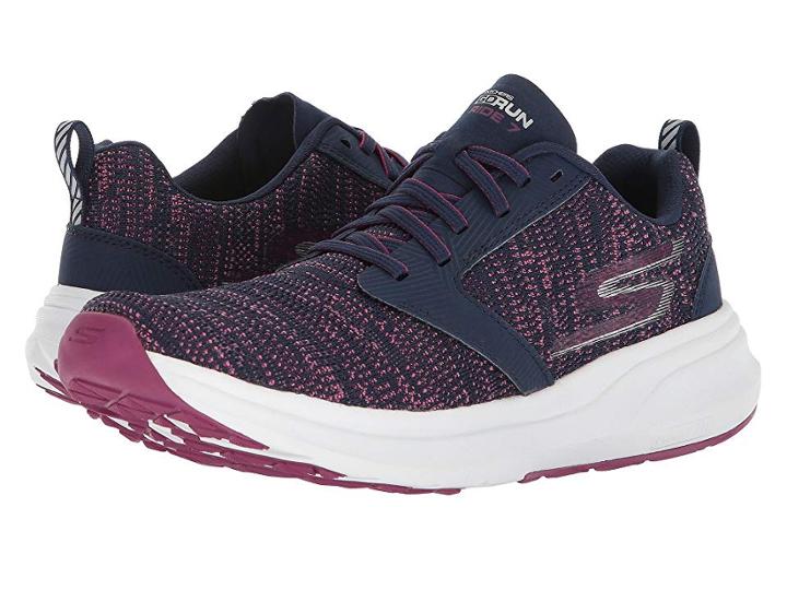 Skechers Go Run Ride 7 (navy/purple) Women's Running Shoes