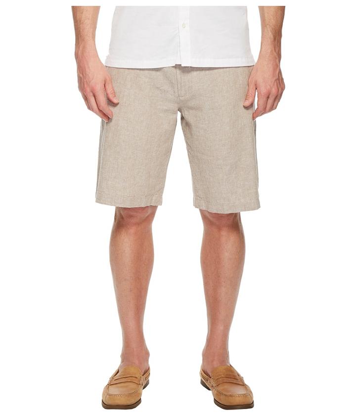 Perry Ellis Linen Drawstring Shorts (chinchilla) Men's Shorts