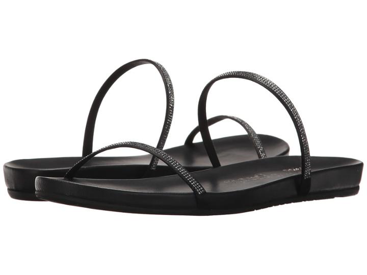 Pedro Garcia Georgina (black Satin) Women's Sandals