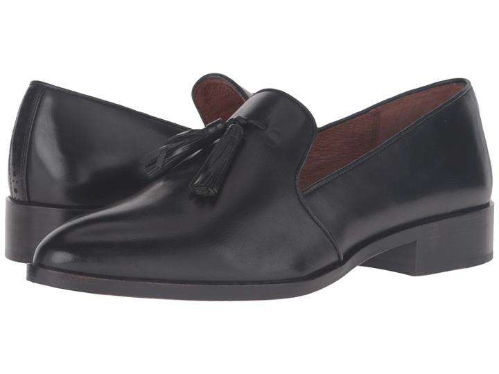 Frye Erica Venetian (black Smooth Veg Calf) Women's Shoes