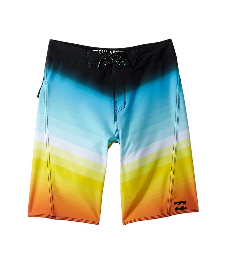 Billabong Kids Fluid X Boardshorts (big Kids) (aqua) Boy's Swimwear