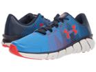 Under Armour Kids Ua X Level Scramjet (big Kid) (blue Circuit/elemental Radio Red) Boys Shoes