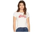 Levi's(r) Womens Slim Crew Neck Tee (levi Strauss Slim Marshmallow) Women's T Shirt