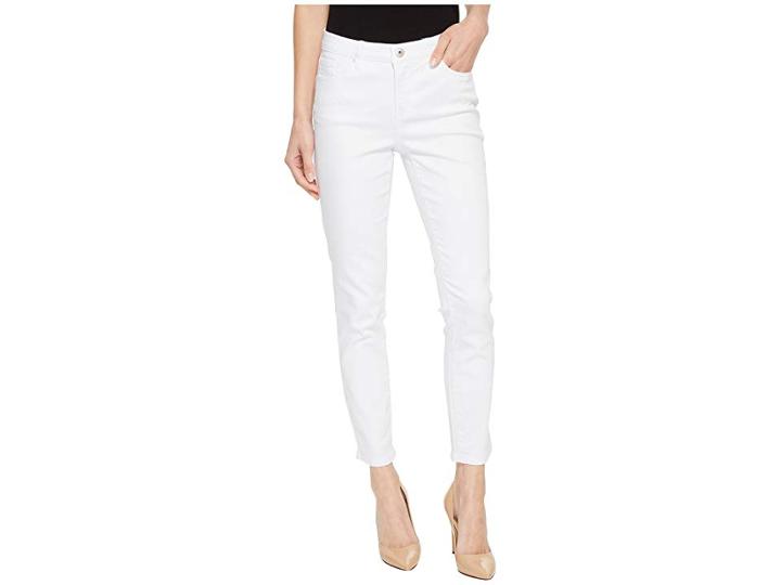 Tribal Super Stretch Five-pocket 28 Ankle Pants (white) Women's Casual Pants