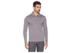 Nike Golf Dry Polo Long Sleeve (gunsmoke/black) Men's Long Sleeve Pullover