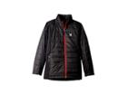 Spyder Kids Glissade Insulator Jacket (big Kids) (black/black/red) Boy's Coat
