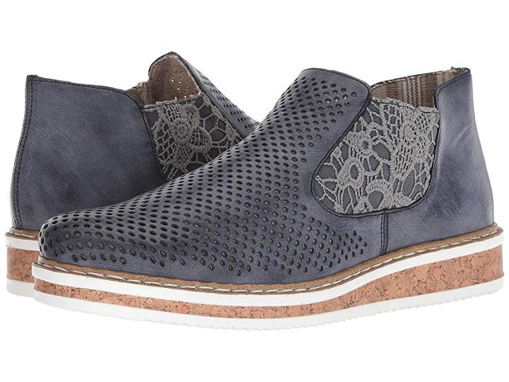 Rieker N0356 Patrisha 56 (jeans/denim) Women's Shoes