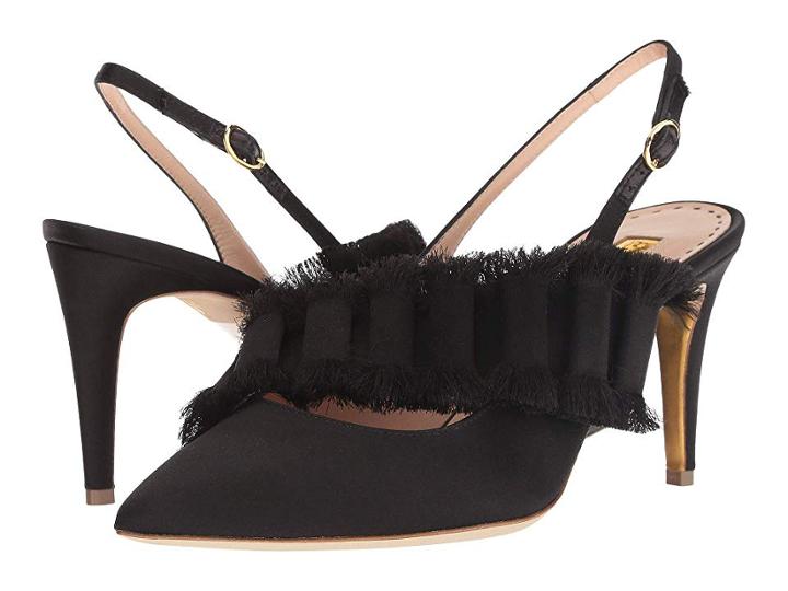 Rupert Sanderson Victoria (black Satin) High Heels