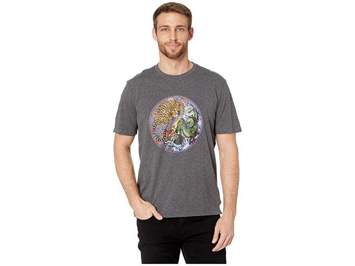 Robert Graham Yin Yang T-shirt (charcoal) Men's T Shirt