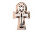 Alex And Ani Color Infusion Ankh Pin (shiny Rose Gold) Brooches Pins